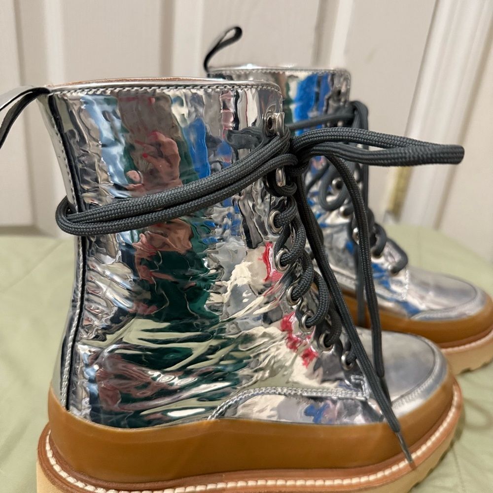 NEW ULLA JOHNSON etna boot in platinum - Picture 5 of 12